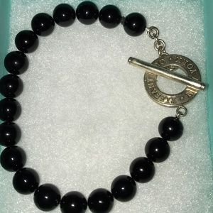 Tiffany & Co. Jewelry - Tiffany and Co. silver & black bead bracelet Tiffany & Co. Jewelry - Tiffany and Co. silver & black bead bracelet